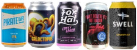Adelaide's Craft beers in cans